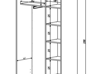 Dulap cupe Mobildor Lux Compact 1100 foto 4