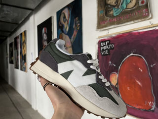 New Balance 327 Grey/Green Women's foto 1