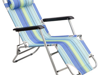 Шезлонг для кемпинга и пляжа, nc3024 abisal blue sun lounger n scaun de plaja foto 8