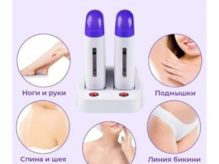 Воскоплав кассетный двойной Depilatory Heater по супер цене 349 лей foto 3