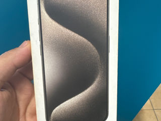 iPhone 15 Pro Natural Titanium Starea NEW Tot setul 98%btry