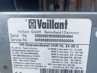 Газовый котел Vaillant VHR NL 24-28 C ( T6  конденсационный, турбированный, двухконтакрный) foto 2