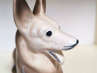 Винтажная фарфоровая статуэтка собака.старая Германия. foto 6