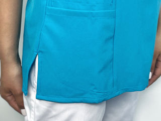 Bluza medicală pentru femei ferox woman - electric / женская медицинская рубашка ferox woman - св... foto 3