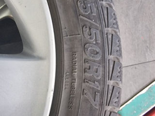 Зимние шины 205/50R17 на оригинальных Toyota легкосплавных дисках 5X100 foto 4