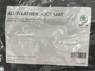 Covor pentru portbagaj din silicon / All-weather boot mat Skoda Scala