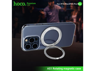 Husa magnetica rotativa Hoco pentru iPhone 16 Pro (AS1) foto 4