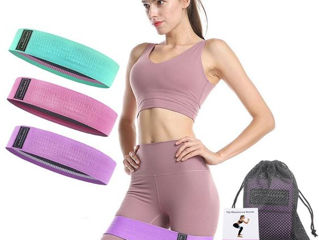 Banda elastica sport set din 5 bucati Набор фитнес-резинок 5 штук foto 4