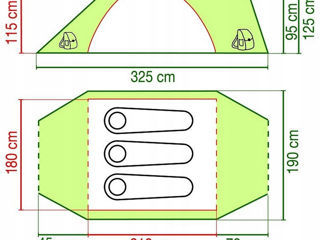 Cort pentru călătorii cu 3 locuri Coleman - Livrare în toată Moldova! Credit 0% foto 4