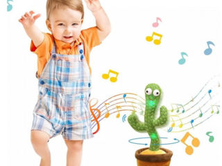 Cactus Dansator si Vorbitor de jucarie repeta, melodii, lumini foto 8