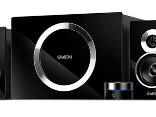 Speakers Sven "Ms-1095" Black / Silver, 48W / 20W + 2X14W / 2.1