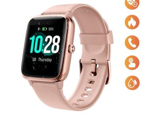 Smart watch ceas часы women, waterproof smartwatch full touch screen fitness with heart rate foto 1