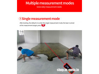 UNI-T LM50A 50m High Precision Laser Distance Meter,Telemetru laser de înaltă precizie. foto 5