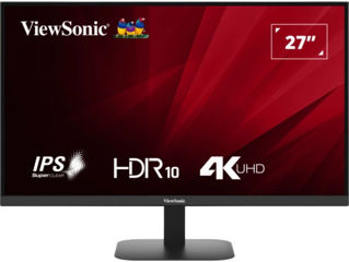 4K 27.0" VIEWSONIC IPS LED VA2708 Ultrathin, 3840 x 2160, 60Hz, HDMI, DisplayPort, SuperClear IPS