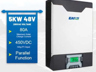 Гибридный инвертор EAsun Power 5,0KW. Of Grid invertor EAsun Power 5,6KW.On Grid invertor 5KW 450е. foto 6