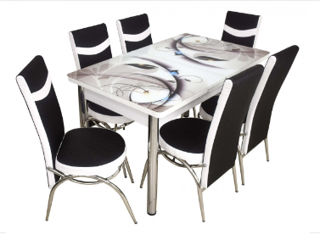 Set de masa cu scaune MG-Plus Kelebek II 0656  .. cel mai mic preț îl găsiți la noi