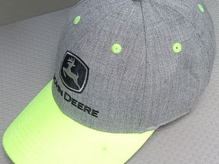 John Deere Grey and Hi-Vis Yellow Bill Hat foto 1