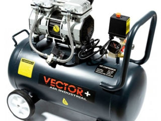 Безмасляный Компрессор Vector 1390W 50L - 8b - Moldteh foto 2