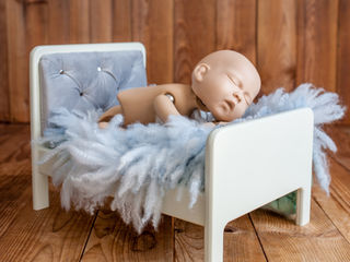 Реквизит для съемки новорожденных Кроватки для новорожденных Newborn photo prop pentru nou-născuți foto 9