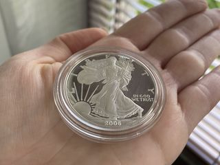 Монета , серебро «один доллар» 2006 г foto 2