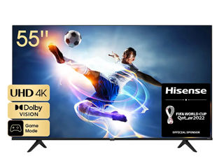 55" LED SMART TV Hisense 55A6BG, Real 4K, 3840x2160, VIDAA OS, Black foto 1