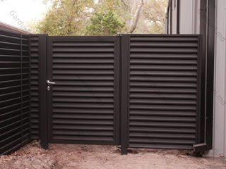 Забор-жалюзи оцинкованный/покрашенный в печи, толщина 0.7 и 0.9 мм ! foto 19