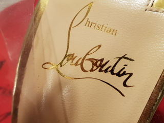 Срочно! Шикарные босоножки Cristian Louboutin (Кристиан Лабутен). 42 размер. Оригинал. foto 3