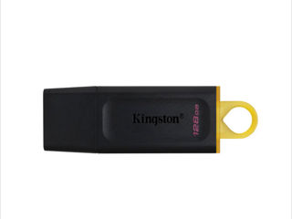 128GB USB Flash Drive Kingston DataTraveler Exodia 128GB Black-Yellow (USB3.2), Nouă, Sigilată. foto 3