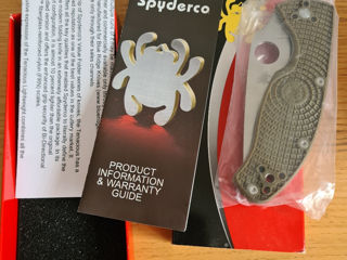 Spyderco Tenacious Green C122POD foto 9