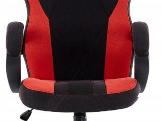 Scaun gaming Sense7 Prism Fabric, Black and Red foto 2