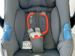 Vînd scoică auto Cybex Aton B i-size + bază isofix 0-13kg în stare foarte bună puțin folosită. foto 2