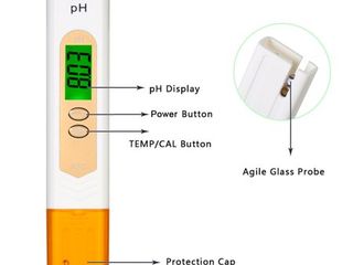 pH metru digital portabil analizatoare apa TDS EC TEMP ORP портативный pH метр ОВП foto 4