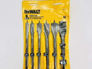 Set burghie pentru lemn Dewalt, 6 piese