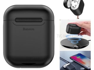 Baseus airpods wireless incarcator husa pentru casti foto 1