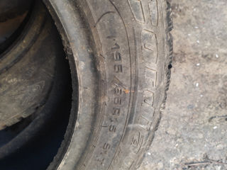 3 anvelope (1 nokian, 2 cordian) 195/65 R15 M+S foto 7