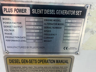 Generator Plus Power de 24 kw – Nou + Video foto 14