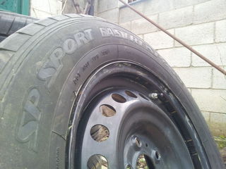 215-65-16 Dunlop 4шт made in Germany, 99% Protector+ Discuri+Capace Nissan Originale-280 euro. foto 3