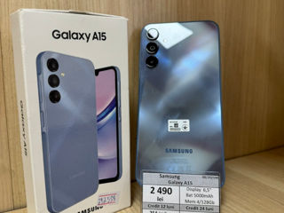 Samsung galaxy A15, 4/128Gb, 2490 lei