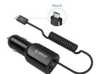 Автомобильные зарядки Orico для Android, iPhone, iPad, incarcatoare auto Android, iPhone, iPad фото 1