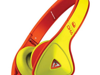 Brand New Monster DNA Wired Noise Isolating Headphones Neon Yellow/Orange foto 2