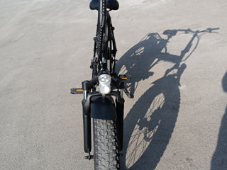 Bicicleta electrica pliabila Fat Bike,,M1u,, (Italia) 20x4 (36-48volt) starea impecabila foto 3