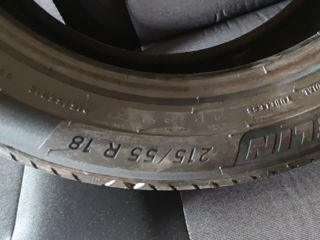 Anvelope R18 215/55 Michelin  4 buc NOI. Vara . Montare pe loc foto 4