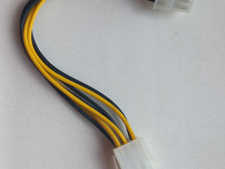 Переходник 6 pin в 8 pin Adaptor, 2 Molex LP4 4 Pin на 8 Pin PCI-E Express Кабель
