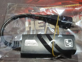 Адаптер USB 3.0 /LAN RJ-45 (с кабелем) - 400lei, USB/Type-C - 200lei foto 9