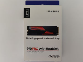 2TB Samsung 990Pro Heatsink / Korea / Nou Sigilat