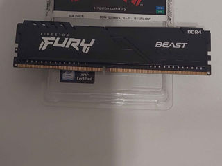 Vand Kingston Fury Beast 2x4 Ram DDR4 3200Mhz foto 5