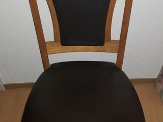 4 scaune din lemn natural. foto 8