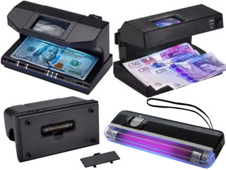 Număr de bani portabil, alimentat de 4 x baterii AA și 220 de rețea + detector de valută cadou. foto 5