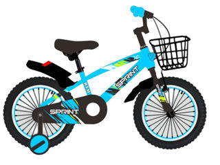 Bicicletă Sprint pe 2 roți 12inch (3-5 ani)/ Велосипед Sprint 2-х колёсный 12дюйм (3-5 года) foto 3