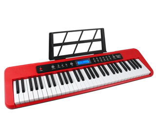 Синтезатор ADMUSIC B681 LCD Red Динамический (Новые, Гарантия, Рассрочка. Бесплатная доставка) foto 1